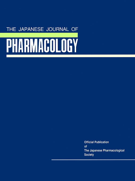 Go to journal home page - Japanese Journal of Pharmacology